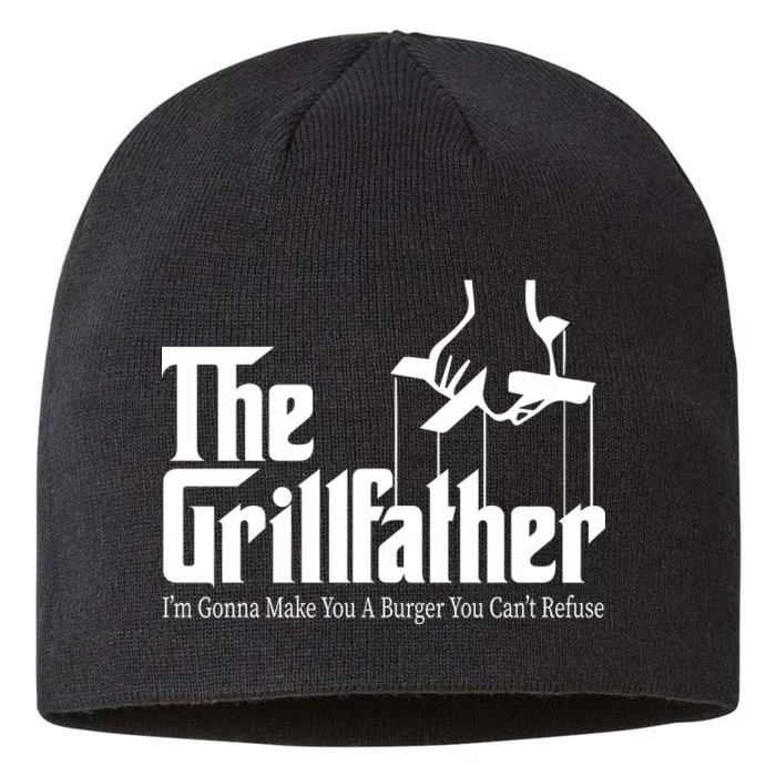 The Grillfather Burger You Can't Refuse 8 1/2in Sustainable Knit Beanie