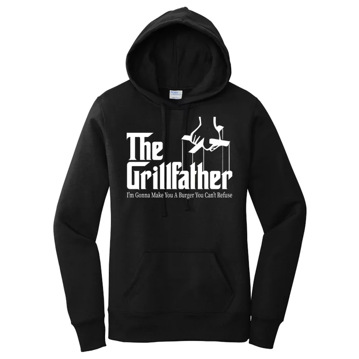 The Grillfather Burger You Can't Refuse Women's Pullover Hoodie