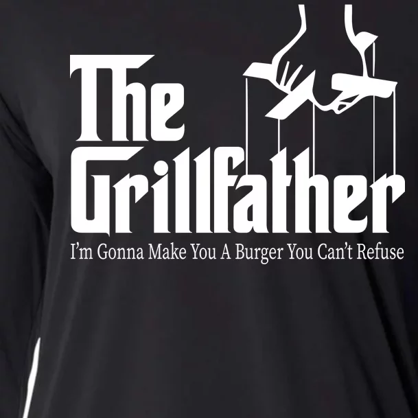 The Grillfather Burger You Can't Refuse Cooling Performance Long Sleeve Crew