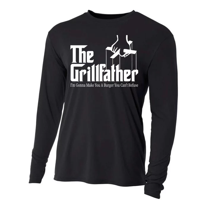 The Grillfather Burger You Can't Refuse Cooling Performance Long Sleeve Crew