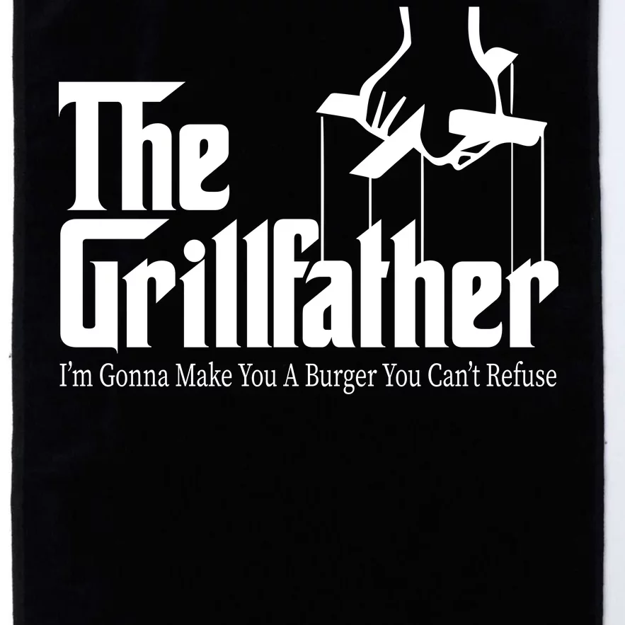 The Grillfather Burger You Can't Refuse Platinum Collection Golf Towel