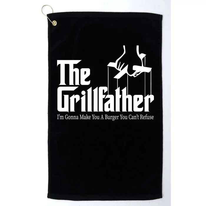 The Grillfather Burger You Can't Refuse Platinum Collection Golf Towel