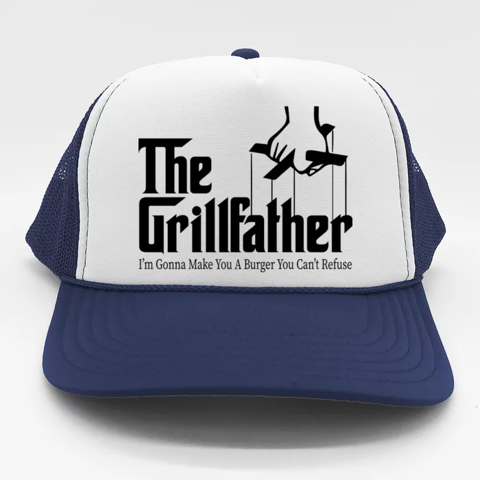 The Grillfather Burger You Can't Refuse Trucker Hat