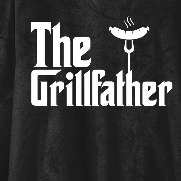 The Grillfather Father's Day Grill Hooded Wearable Blanket