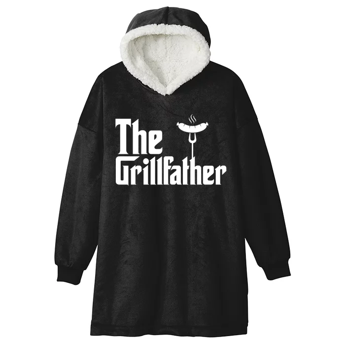 The Grillfather Father's Day Grill Hooded Wearable Blanket