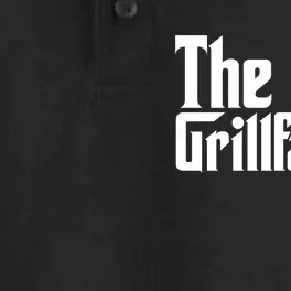 The Grillfather Father's Day Grill Dry Zone Grid Performance Polo