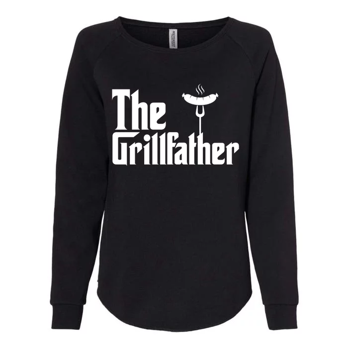 The Grillfather Father's Day Grill Womens California Wash Sweatshirt