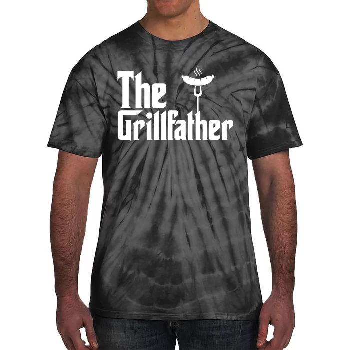 The Grillfather Father's Day Grill Tie-Dye T-Shirt