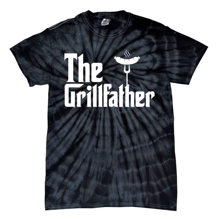 The Grillfather Father's Day Grill Tie-Dye T-Shirt