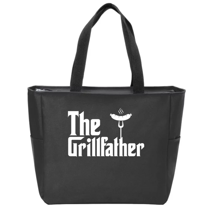 The Grillfather Father's Day Grill Zip Tote Bag