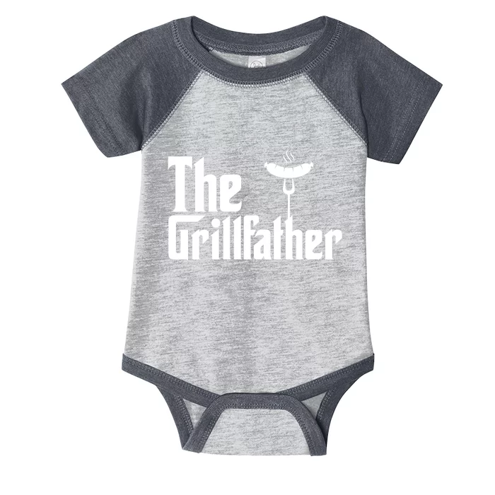 The Grillfather Father's Day Grill Infant Baby Jersey Bodysuit