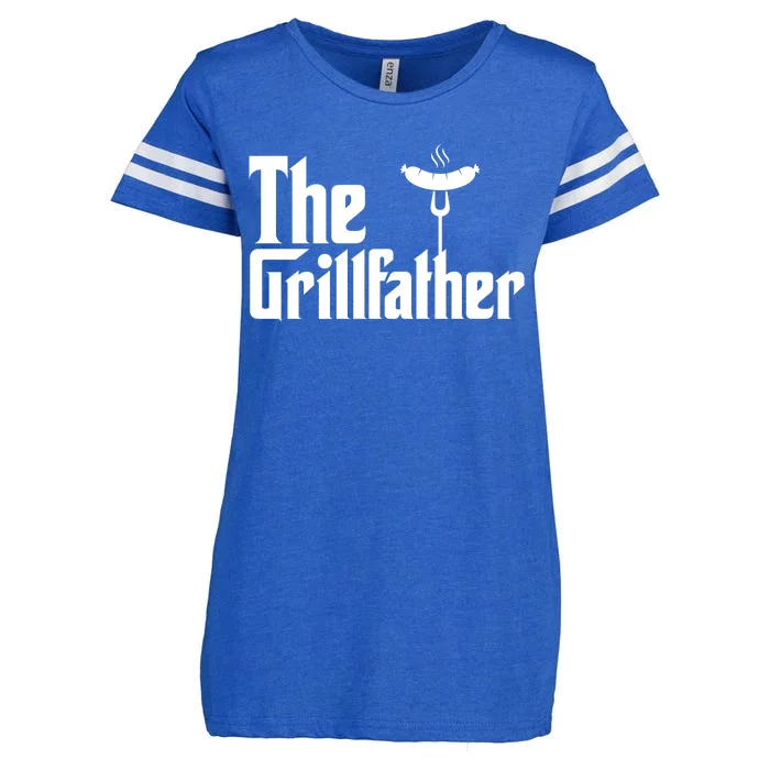 The Grillfather Father's Day Grill Enza Ladies Jersey Football T-Shirt