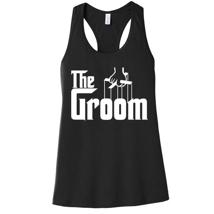 The Groom Women's Racerback Tank