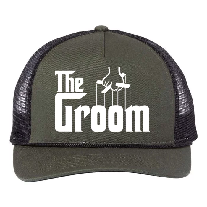 The Groom Retro Rope Trucker Hat Cap