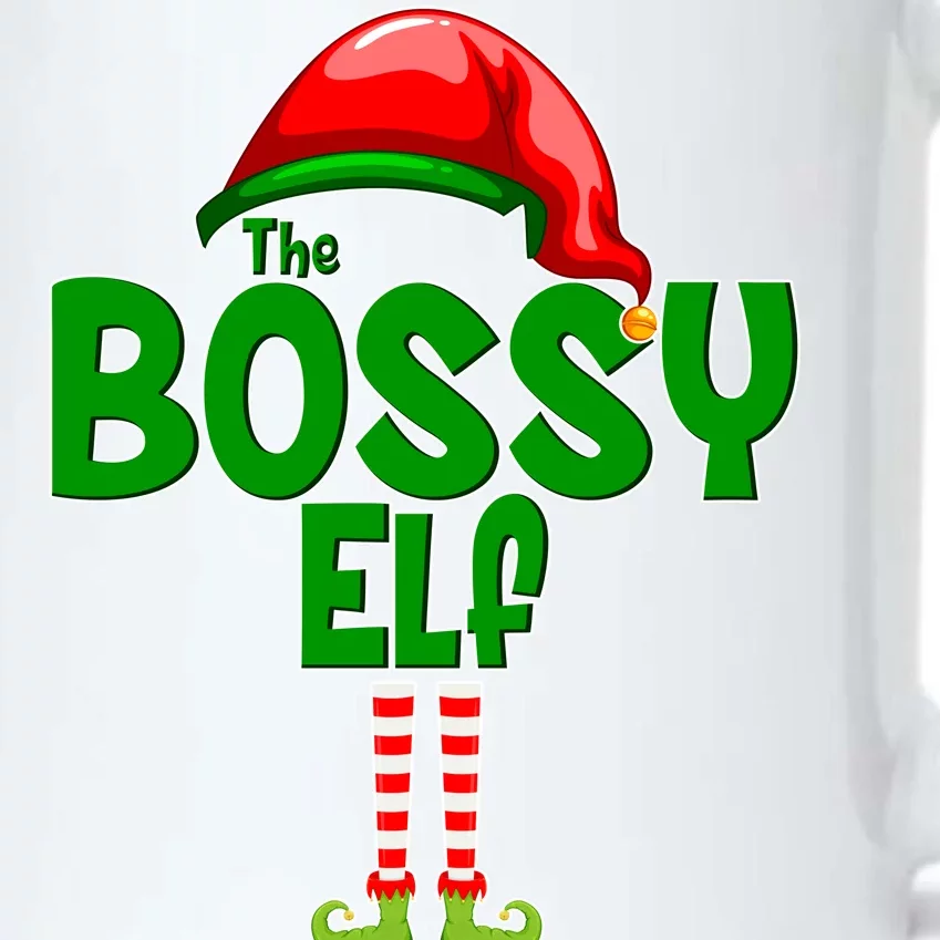 The Grumpy Elf Matching Christmas Black Color Changing Mug