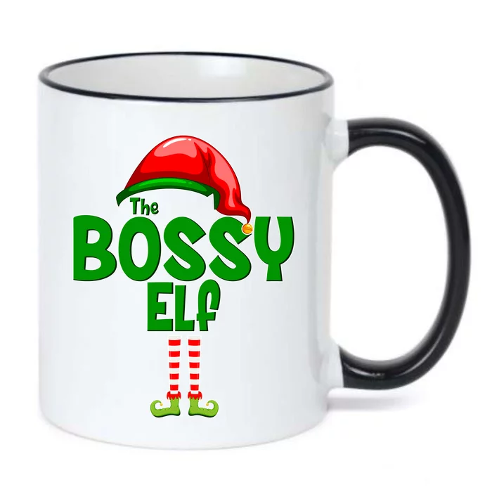 The Grumpy Elf Matching Christmas Black Color Changing Mug