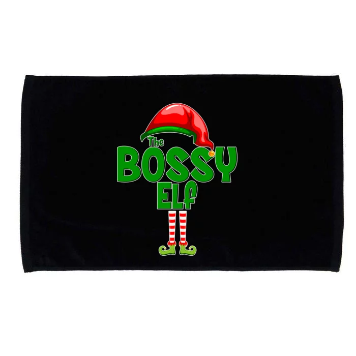 The Grumpy Elf Matching Christmas Microfiber Hand Towel