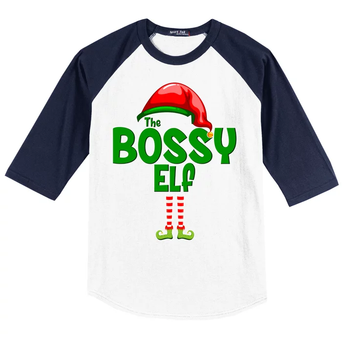 The Grumpy Elf Matching Christmas Baseball Sleeve Shirt