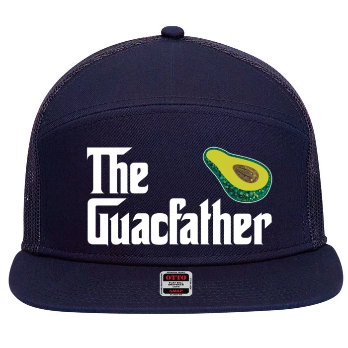 The Guacfather 7 Panel Mesh Trucker Snapback Hat