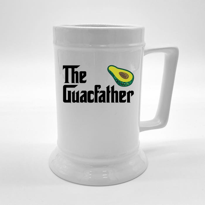 The Guacfather Front & Back Beer Stein