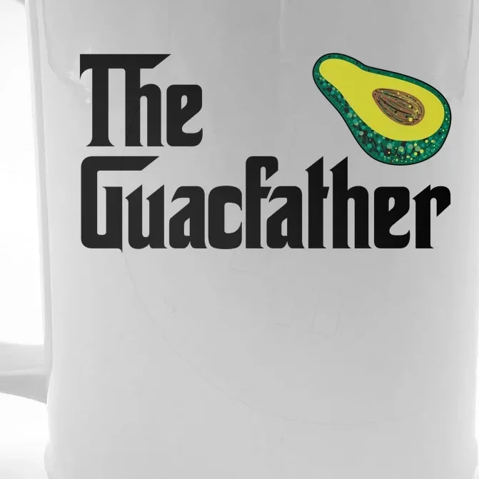 The Guacfather Front & Back Beer Stein