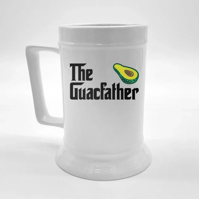 The Guacfather Front & Back Beer Stein