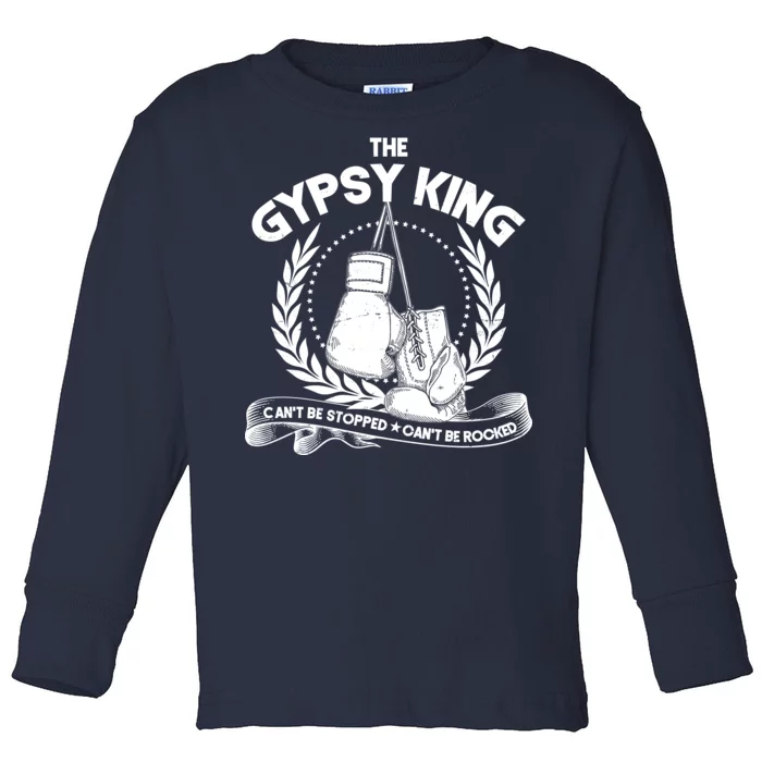 The Gypsy King Boxing Toddler Long Sleeve Shirt