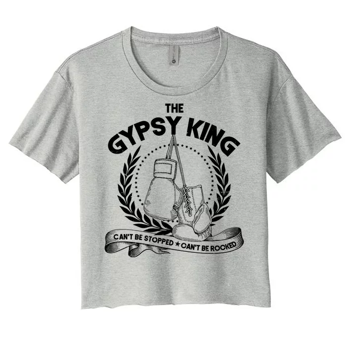 The Gypsy King Boxing Women's Crop Top Tee