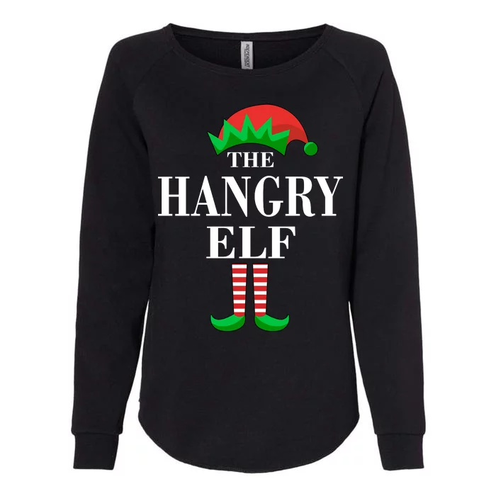 The Hangry Elf Funny Family Matching Christmas Womens California Wash Sweatshirt