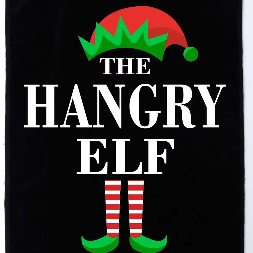 The Hangry Elf Funny Family Matching Christmas Platinum Collection Golf Towel