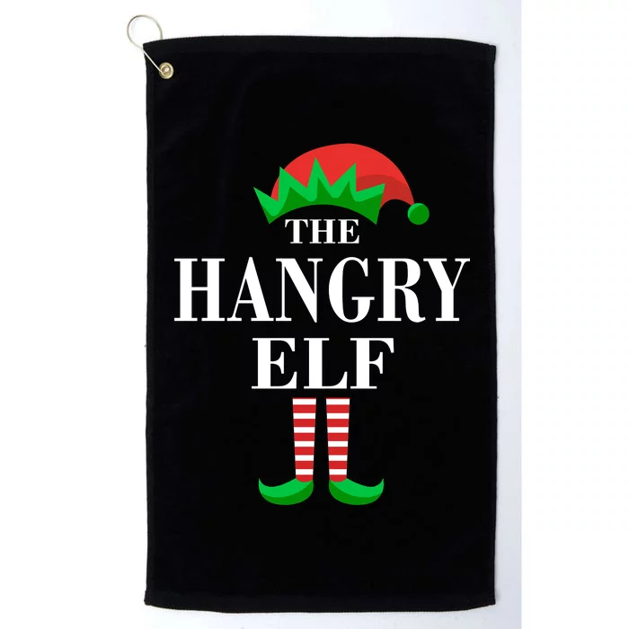 The Hangry Elf Funny Family Matching Christmas Platinum Collection Golf Towel