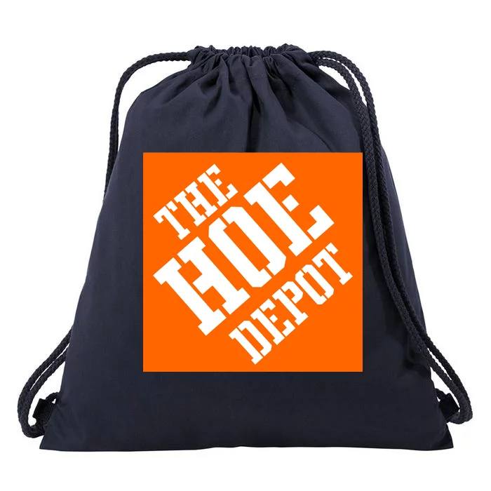 The Hoe Depot Drawstring Bag