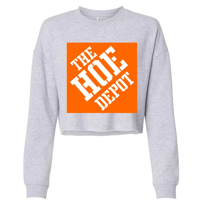 The Hoe Depot Cropped Pullover Crew