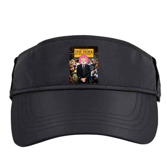 The Hokk of Wallstreet Hokkaido Inu Coin Crypto Currency Adult Drive Performance Visor