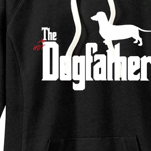 The Hot Dog DogFather Women's Fleece Hoodie