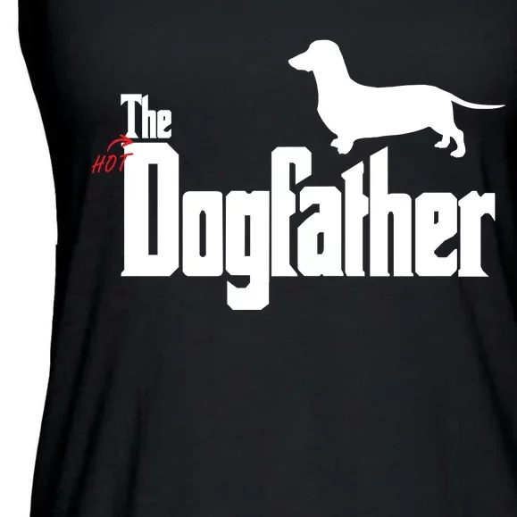 The Hot Dog DogFather Ladies Essential Flowy Tank