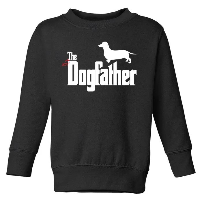 The Hot Dog DogFather Toddler Sweatshirt