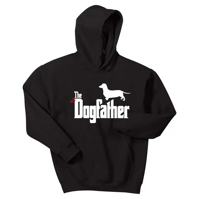 The Hot Dog DogFather Kids Hoodie