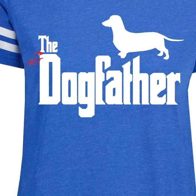 The Hot Dog DogFather Enza Ladies Jersey Football T-Shirt