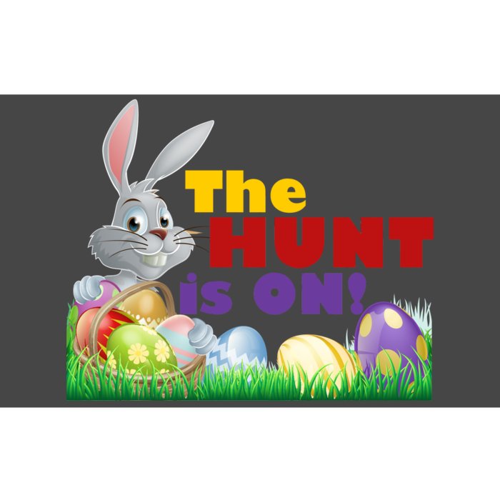 The Hunt is On! Easter Rabbit Egg Hunt Bumper Sticker