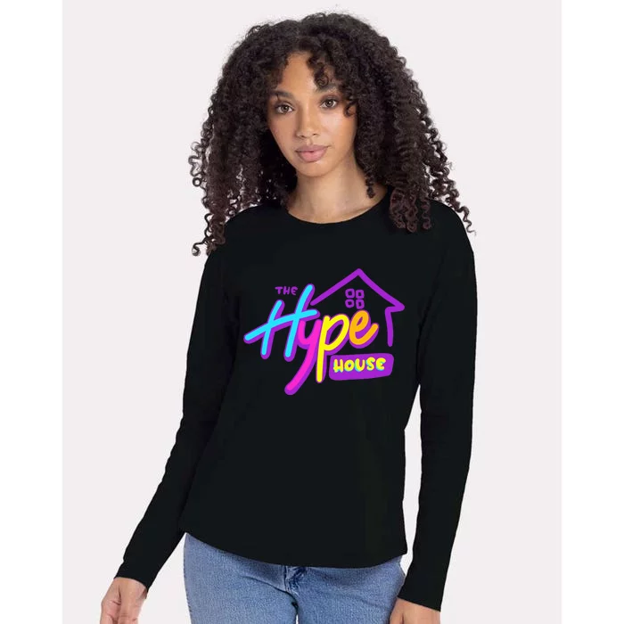 The Hype House Womens Cotton Relaxed Long Sleeve T-Shirt