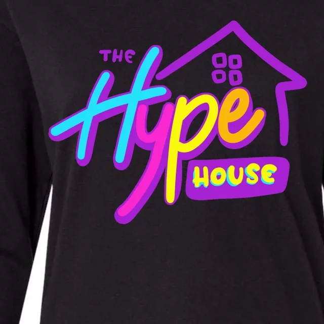 The Hype House Womens Cotton Relaxed Long Sleeve T-Shirt