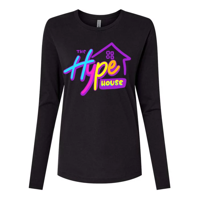 The Hype House Womens Cotton Relaxed Long Sleeve T-Shirt