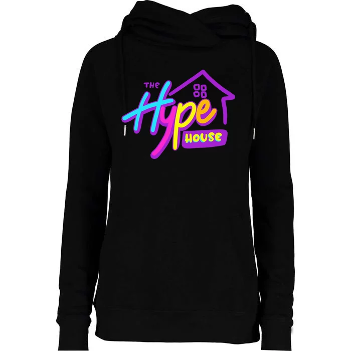 The Hype House Womens Funnel Neck Pullover Hood