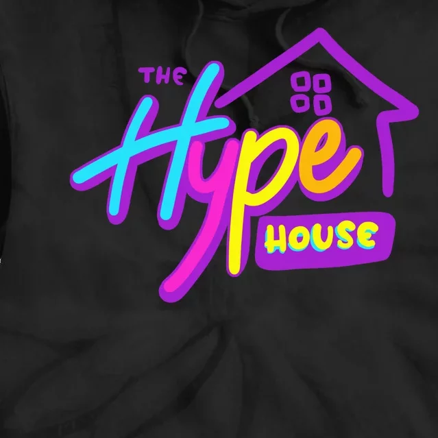 Hype house store tie dye hoodie