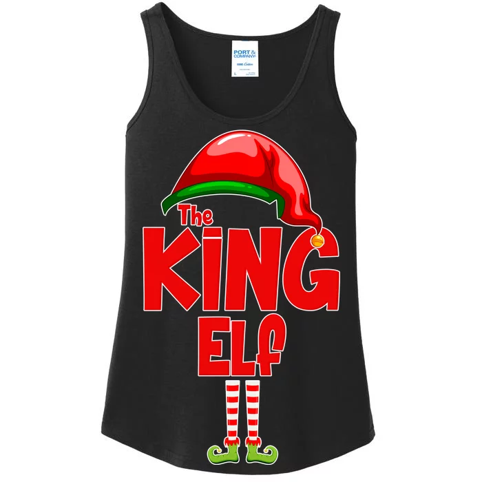 The King Elf Christmas Ladies Essential Tank