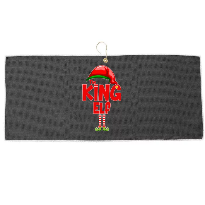 The King Elf Christmas Large Microfiber Waffle Golf Towel