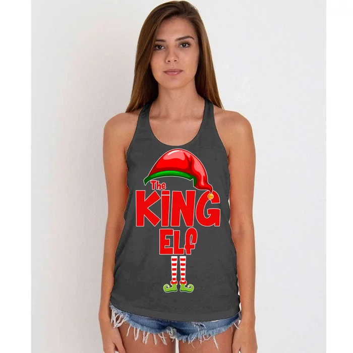 The King Elf Christmas Women's Knotted Racerback Tank