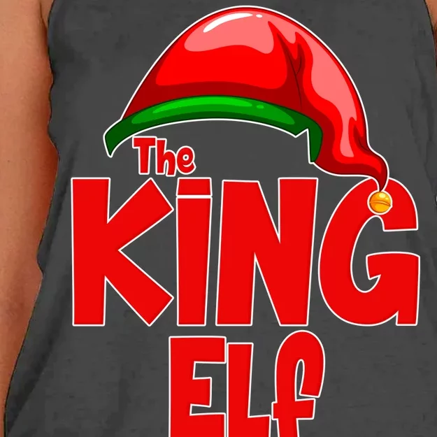 The King Elf Christmas Women's Knotted Racerback Tank