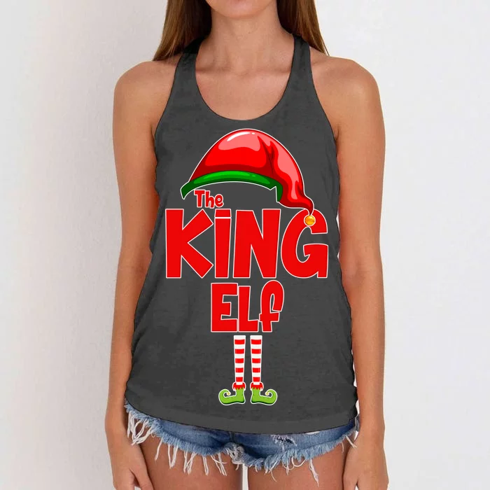 The King Elf Christmas Women's Knotted Racerback Tank